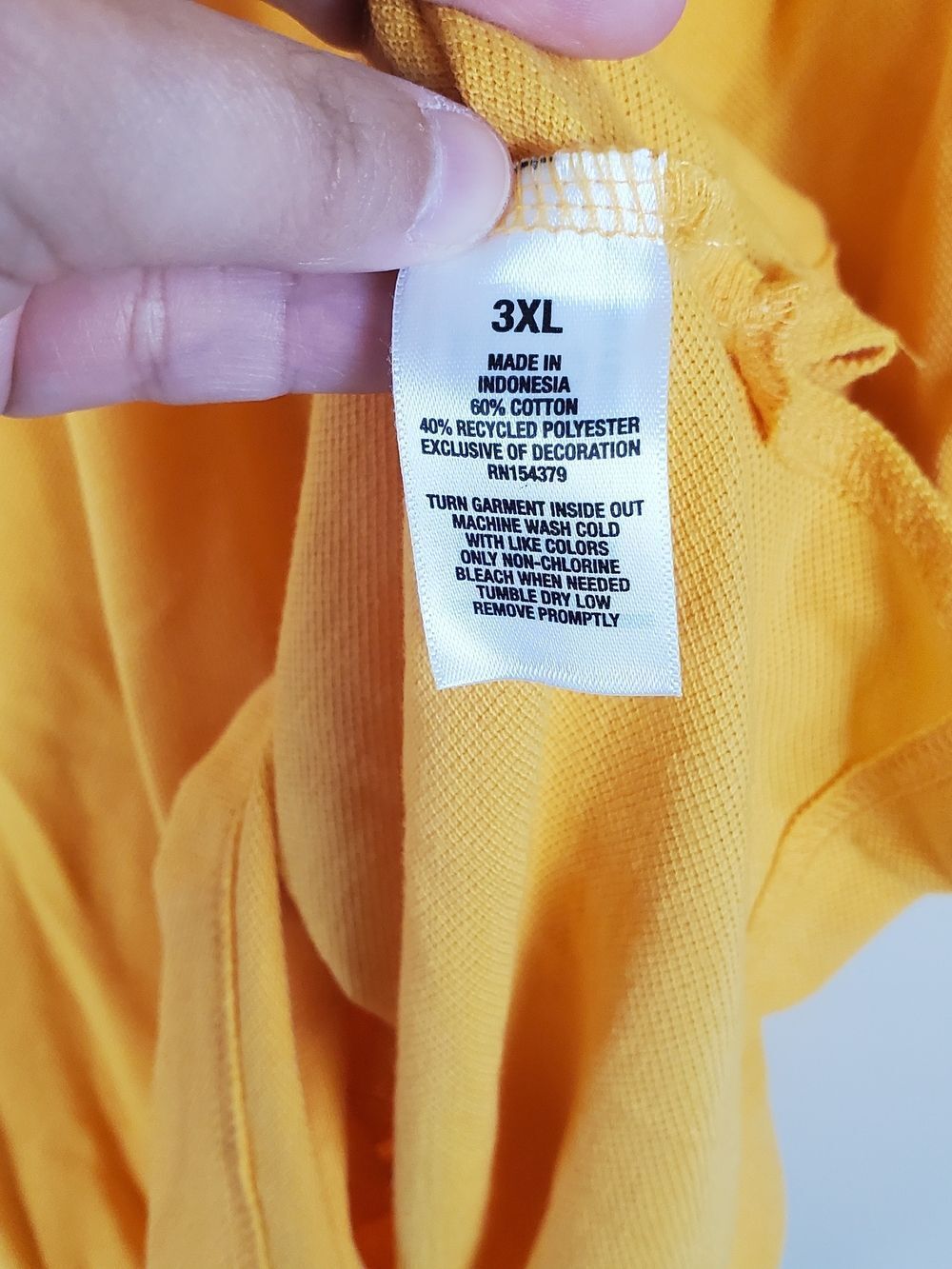 Aeropostale Aero Impact Mustard Yellow Polo Shirt Size 3Xl - Picture 6 of 7